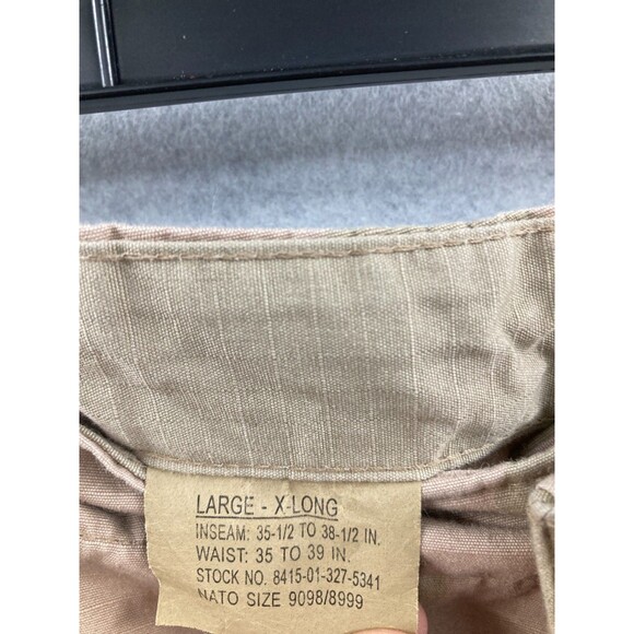 US Army Desert Camo Pants / Trousers Size Large-XLong 8415-01-327-5341 - Picture 7 of 7